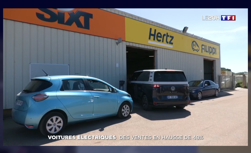 Coup de projecteur sur le marché des véhicules électriques au Journal Télévisé de 20h sur TF1